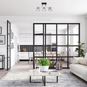 Lustra aplicata 3L design industrial Cardamom