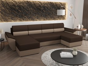 Colțar în formă de U Radiant U2 (maro închis + bej). 1057523