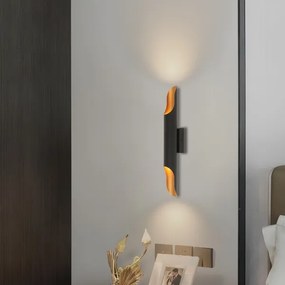 Brilagi - Aplica de perete KALMAR 2xE27/40W/230V negru/bronz