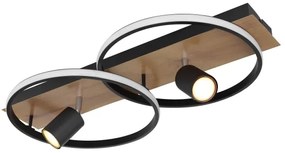 Plafonieră LED Globo 67309-36 DANNY 2xLED/18W/230V + 2xGU10/35W/230V