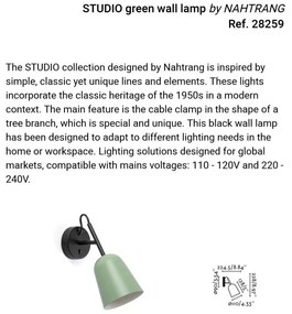Aplica de perete design modern Studio verde