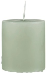 IB Laursen Lumanare decorativa cilindrica verde, ANTIQUE GREEN 7cm