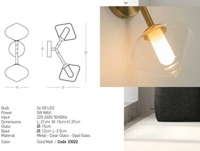 Aplica de perete design modern LIGHT 2