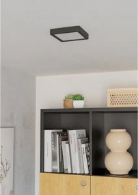 Eglo 901302-LED Plafonieră FUEVA LED/7W/230V 2700/4000/6500K 15x15cm neagră
