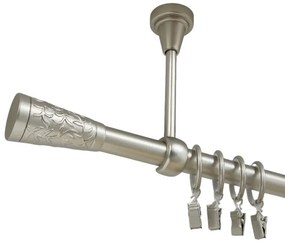 Galerie simpla prindere tavan sevilla 19 mm crom mat (Alege marime: 280 cm)