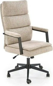 Scaun birou ADRIANO, bej, stofa clasica - Odin 28, 65x70x104/110 cm