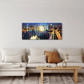 Tablou - Orașul investițiilor (120x50 cm)