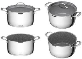 Oală G21 Gourmet Miracle - oțel inoxidabil/greblon-28 cm