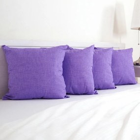 decoDoma Pernuță decorativă BESSY 45 x 45 cm violet 1 buc