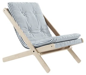 Fotoliu pliabil Karup Design Boogie Raw/Beach Blue