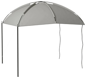 Outsunny Cort solare tonel barnum umbrar ajustabil în cupolă oțel poliester densitate mare 190T sac de transport inclus gri | Aosom Romania
