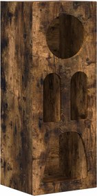 vidaXL Bufet Stejar fumuriu 40 x 35 x 100.5 cm Lemn compozit