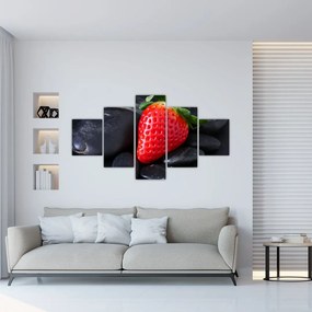 Tablou cu căpșună (125x70 cm), în 40 de alte dimensiuni noi