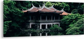 Tablou cu grădina japoneză națională (120x50 cm)