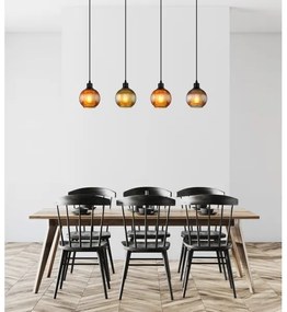 Lustră pe cablu Globo 15638-4 ZUMBA 4xE27/25W/230V