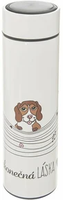 Termos din oțel inoxidabil Orion Endless love Dog, 0,4 l