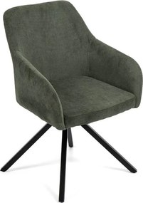 Scaun de sufragerie verde tapițat Lunio – Bonami Essentials