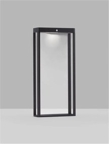 Stalp LED solar iluminat exterior cu senzor de miscare IP65 BERNI H-50cm