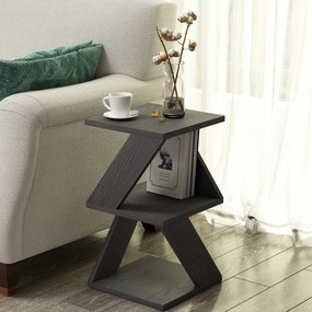 Măsuță auxiliară Albeni Black Wooden
