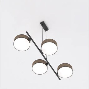 Lustră pe cablu DRUMZ, 4xE14/10W/230V, maro