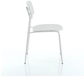 Scaune de dining albe 2 buc. Primary - Tomasucci