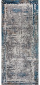 Covor tip traversă albastru lavabil 80x200 cm Abstract Colors Blue – Vitaus