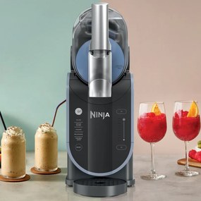 Aparat bauturi racoritoare cu gheata Ninja Slushi FS301EU, 200W, 5 moduri, Capacitate 1.9L, RapidChill, Whisperchill, Negru
