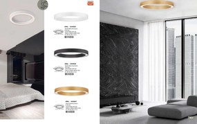 Lustra LED aplicata design modern OPAL 60W alba