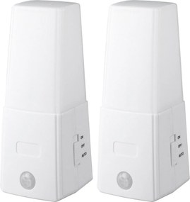 Veioza LED cu senzor de mișcare, 2 în 1-2 piese