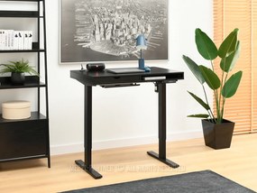 Masă PC Osto 100 (lemn negru + alb). 1109818