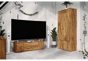 Dulap de stejar 90x206 cm Vento 2 - The Beds