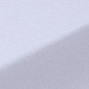 decoDoma Cearşaf cu elastic frotir EXCLUSIVE alb 180 x 200 cm