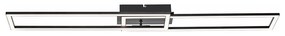 Plafoniera neagra 101 cm incl. LED 3 trepte de dimming - Georgi