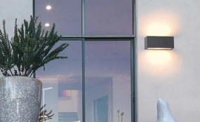 Aplica LED iluminat exterior ambiental IP65 Fannel maro
