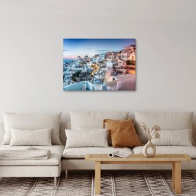 Tablou - Amurg în Santorini (70x50 cm)