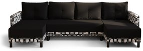 Colțar în formă de U Glimmer U (Negru + multicolor). 1057159