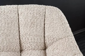 Set 2 scaune pivotante Papillon, boucle bej