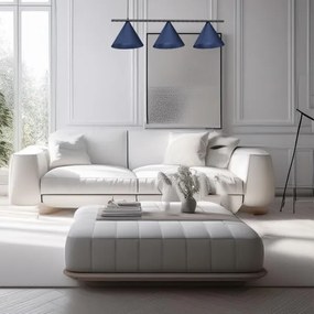 Lustră pe cablu CAPITAL 3xGX53/15W/230V albastră