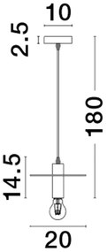 Lustra/Pendul design modern ROYAL auriu