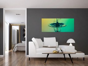 Tablou - picătura de apă (120x50 cm)