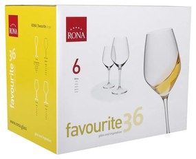 Set 6 pahare vin 360ml, RONA Favourite