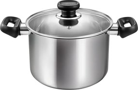 Oală cu capac din oțel inoxidabil 4 l adecvată pentru plita cu inducție Brava – Tescoma