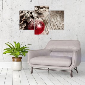 Tablou - Decorațiuni de Crăciun (90x60 cm)