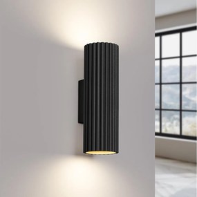 Brilagi - Aplică LED de perete CRESTO, 2x GU10/10W/230V, 20 cm, negru