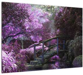 Tablou - copaci violeți (70x50 cm), în 40 de alte dimensiuni noi