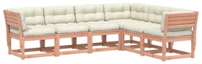 3217028 vidaXL Set canapele de grădină cu perne, 6 piese, lemn masiv Douglas
