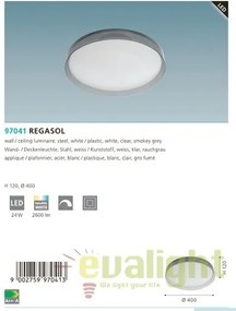 Plafoniera moderna, diametru 43cm, LED, REGASOL 97041 EL