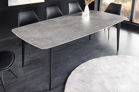 Masa dining design modern Milano gri 180x90cm