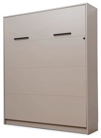Pat rabatabil vertical Modern 160x200 - negru / stejar Lancelot