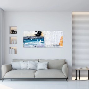 Tablou - Atingeri abstracte (120x50 cm)